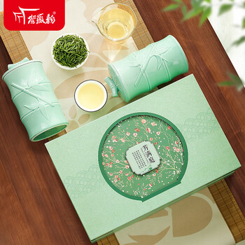 谷徽韵绿茶黄山毛峰特级二等200g2025明前新茶礼盒装安徽茶叶节日送礼品