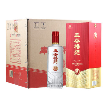 丰谷酒王12浓香型白酒52度478ml*6瓶整箱装送礼宴请酒水低醉酒度