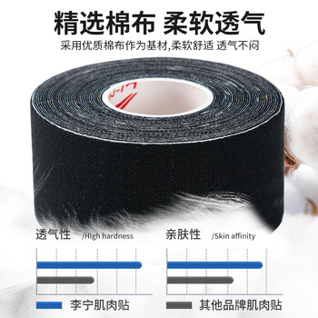 李宁肌肉贴运动胶带肌内效贴胶布运动员专用脚踝绑带康复弹力绷带 李宁肌肉贴运动胶带肌内效贴胶布运动员专用脚踝绑带康复弹力绷带