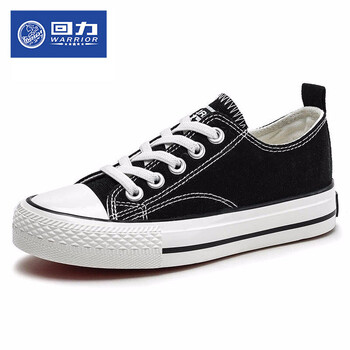 回力童鞋儿童帆布鞋童鞋男女童一脚蹬布鞋男童韩版休闲鞋宝宝板鞋潮黑色34码内长21 5cm 图片价格品牌报价 京东