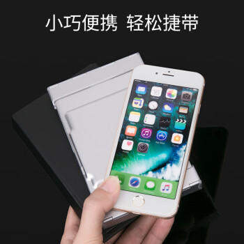 B.O.W航世 HB066 键盘无线蓝牙键盘 办公键盘 折叠便携 64键 手机平板ipad键盘 超薄巧克力按键 黑色