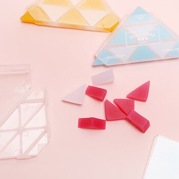 国誉(KOKUYO)角角乐橡皮擦学生高考三角形铅笔橡皮 4盒黄色 WSG-ERCF1Y