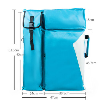 中盛画材 黑色双肩画板袋4K包收纳画画包防水学生成人4开画袋多功能艺考专用初学者素描套装画架背包 速写 马克笔绘画