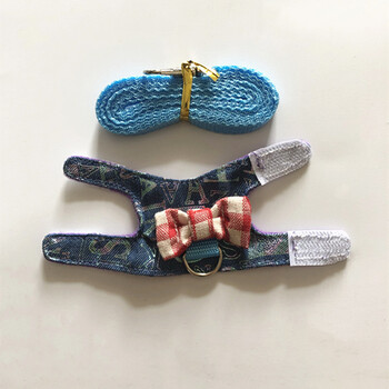 宠物貂牵引绳背心式栓貂绳雪貂兔子仓鼠小宠胸背带松鼠牵引绳 英文