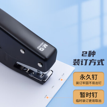 晨光（M&G）文具12#订书机省力手握式弹出式订书器 小型办公用品便携手持装订机 单个装颜色随机ABS916Q5