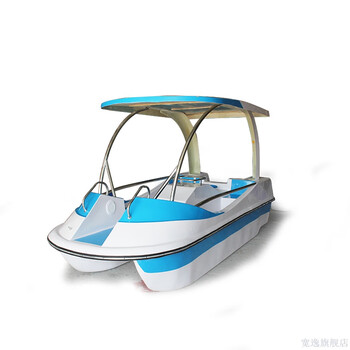 2022新款游乐园景区水上自行车单人 自排水脚踏船水上自行车户外公园