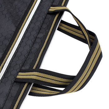 信发 TRNFA TN-2006（黑色）商务A4球纹双层拉边袋/拉链袋/办公文件包/手拎收纳袋/手提公文包资料袋