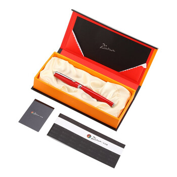 毕加索（pimio）签字笔 商务办公男女生日礼物宝珠笔 成人签名笔 学生练字 男女生日礼物0.5mm何塞系列722中国红