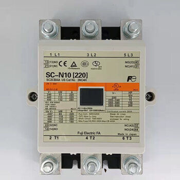 新品☆ 富士電機 電磁接触器 SC-N8 ( 24V 220V 110V 380V 選択可)-