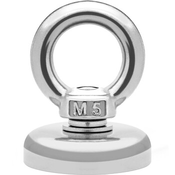 DSB(迪士比)强磁吸铁石磁铁强力打捞专用圆形吸铁石钕铁硼吊环吸盘河道户外打捞神器直径25mm 1个装 DSB(迪士比)强磁吸铁石磁铁强力打捞专用圆形吸铁石钕铁硼吊环吸盘河道户外打捞神器直径25mm 1个装