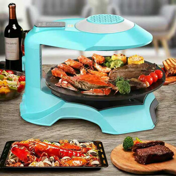 派力德2022新款锅圈烧烤锅岳云鹏锅圈烧烤锅新款无烟不粘烧烤神器智能