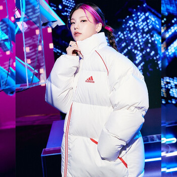 阿迪达斯（adidas） 羽绒服男女装2023冬新款面包服运动休闲加厚保暖立领外套H20750 H20751 2XL