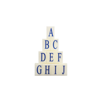 亚信NO.020（S-6） 英文组合号码印章 英文活字印可调自由组合 价格标价号码机