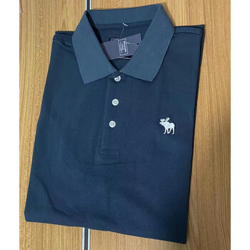 男小鹿珠地棉网眼透气商务休闲poloaf保罗半袖衫 15 xl