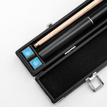 新动力台球杆小头杆斯诺克黑8英式中式3/4分体杆9mm台球杆带杆盒XD-8551