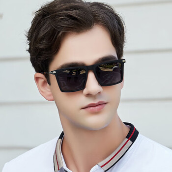 梵登路fanenglu2023年新款防紫外线强光防晒方形墨镜男士偏光太阳镜