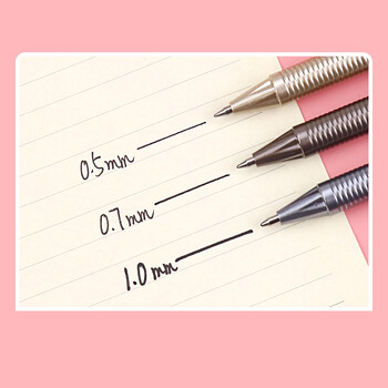 晨光(M&G)文具AGPB5805/1.0mm X200系列金属质感中性笔子弹头商务办公签字笔 黑色 12支/盒 1盒装