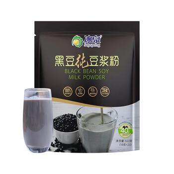 冰泉豆浆粉黑豆纯豆浆粉20小包*18g不添加蔗糖不甜营养早餐 冰泉豆浆粉黑豆纯豆浆粉20小包*18g不添加蔗糖不甜营养早餐