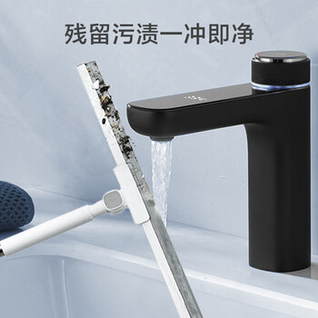 京东京造 刮水魔术刮水扫把50cm大号 干湿两用浴室卫生间硅胶拖把刮地神器