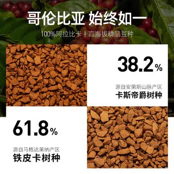 奢啡加速燃6味6效精品冻干黑咖啡套装体重管理美式0糖2g60杯