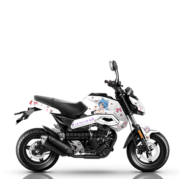 适用于春风狒狒st贴纸125版画改装车身贴纸卡通全车贴保护贴膜版花 姜