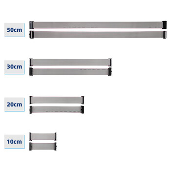 丢石头 FC灰排线 IDC排线 灰色扁平排线 2.54mm间距 LED屏连接线JTAG下载线 每件两条 50cm 16Pin 丢石头 FC灰排线 IDC排线 灰色扁平排线 2.54mm间距 LED屏连接线JTAG下载线 每件两条 50cm 16Pin