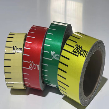 鲁识  罐体刻度尺标识贴 自粘反光膜液位标尺 不干胶水位贴纸软标签贴