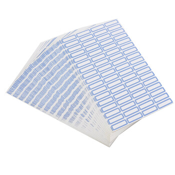 递乐 4080枚30mm×12mm不干胶标签贴纸定制自粘性标贴 68枚/张 60张/包 4630蓝色