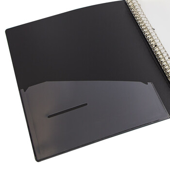 金得利乐谱夹钢琴谱夹册a4文件夹活页不反光可修改谱可爱改谱夹学生用架子鼓吉他谱夹册 黑色 CF340