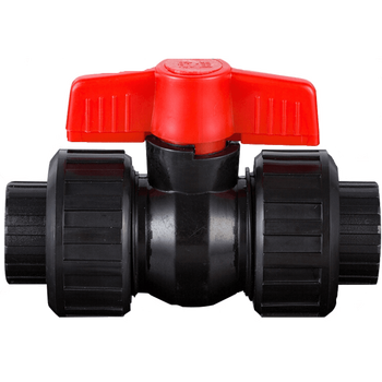 pe双活接全塑球阀20 25 32热熔塑料开关4分6分1寸pe自来饮水管件 20双