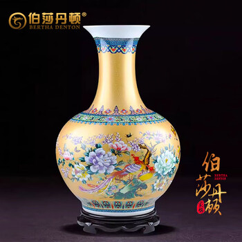 现代中式珐琅彩价格报价行情- 京东