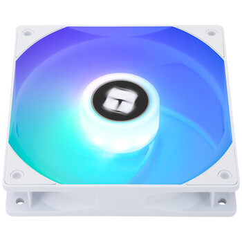 利民（thermalright）TL-C12RW-S V2白色argb12cm机箱风扇反转反出风 风扇 幻彩风扇ARGB 4PIN PWM调速风扇