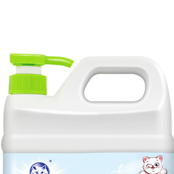 白猫 柠檬薄荷洗洁精5kg A类食品用祛油除腥青柠薄荷香洗洁精