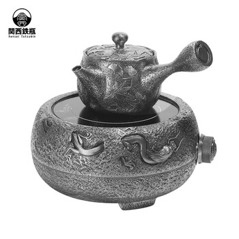 关西铁瓶日本原装进口铁壶小容量日式泡茶壶纯手工砂铁壶铁急须功夫