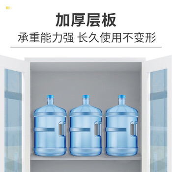 HDF文件柜铁皮柜档案柜办公柜财务带锁储物柜子通体玻璃铁皮文件柜