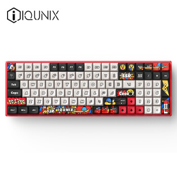 IQUNIX F97-涂鸦日记-红 机械键盘 三模热插拔客制化键盘 无线蓝牙游戏键盘 100键电脑键盘 TTCACE轴RGB版1199.00元