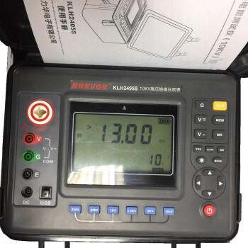 krevor數字高壓兆歐表科力華klh2405絕緣電阻測試儀1萬伏電動搖表10kv