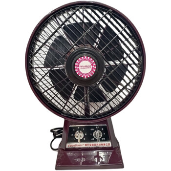 万宝电风扇 台式家用小型10寸宿舍静大柔风老人床上纯铜电扇 老式座钟