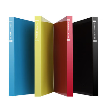 Nakabayashi仲林高透明插袋式相册本88张7寸/商务影集/插页家庭相薄照片书 绿色 CTP2L-80-LG/N