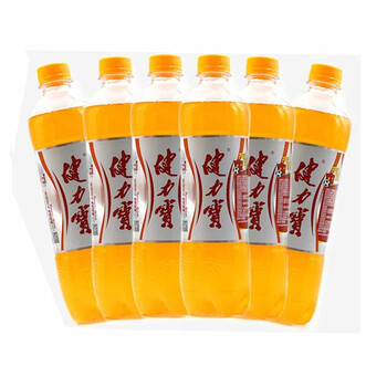 瓶装健力宝整箱560mlx12瓶碳酸饮料橙蜜味运动饮料汽水