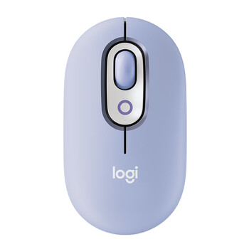 罗技（Logitech）时尚系列 POP MOUSE无线鼠标 蓝牙鼠标 办公鼠标 丁香紫