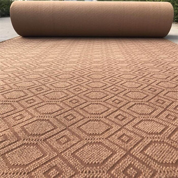 加厚办公室地毯酒店商用写字楼舞台满铺家用卧室客厅提花拉绒地毯咖驼