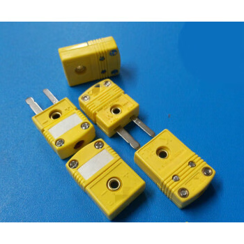 欧米原装k型热电偶插头插座 k型公母接头热电偶连接器 k型插头(smpw-k