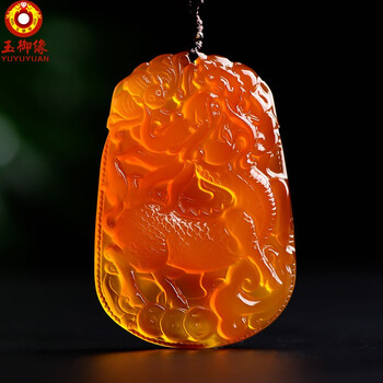 玉御缘原创新款冰种玉髓玛瑙招财貔貅吊坠男女情侣款礼物项链转运饰品
