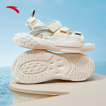 安踏凉拖&霸道系列沙滩凉鞋女夏季情侣透气排汗休闲运动拖鞋