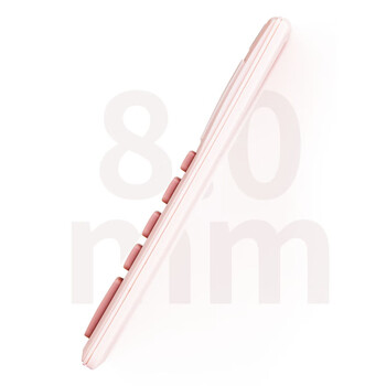 齐心(comix)学生计算器双电源时尚便携款 清新按键轻薄机身 桌面学习用品礼物 粉色NO.320