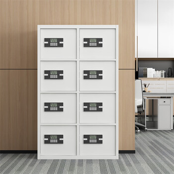 富路达保密柜钢制文件柜多门多格存放柜资料柜铁皮柜密码钥匙锁八门柜