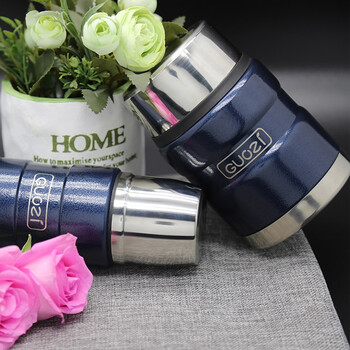 果兹（guozi） 蓝石保温汤壶套装 GZ-B12 500ml+420ml