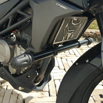 允和美适用于春风nk250保险杠cf250nk前护杠摩托车改装特技防摔杠竞技