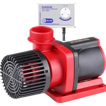 森森变频水泵直流潜水泵过滤器水泵低压24V鱼池水泵可调流量 JDP-3500+20管1米